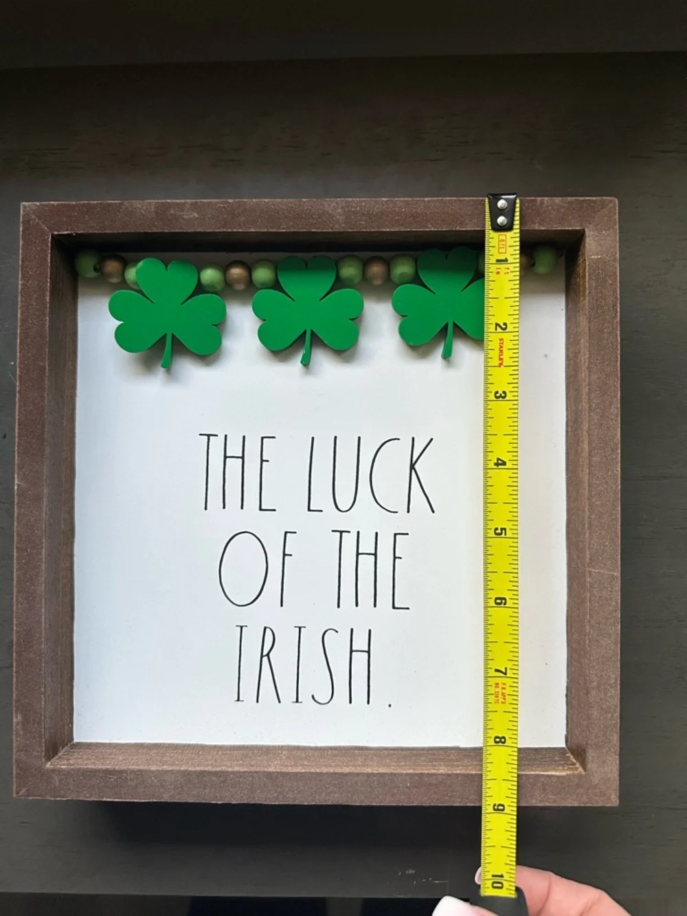 Rae Dunn St Patrick’s day wooden sign